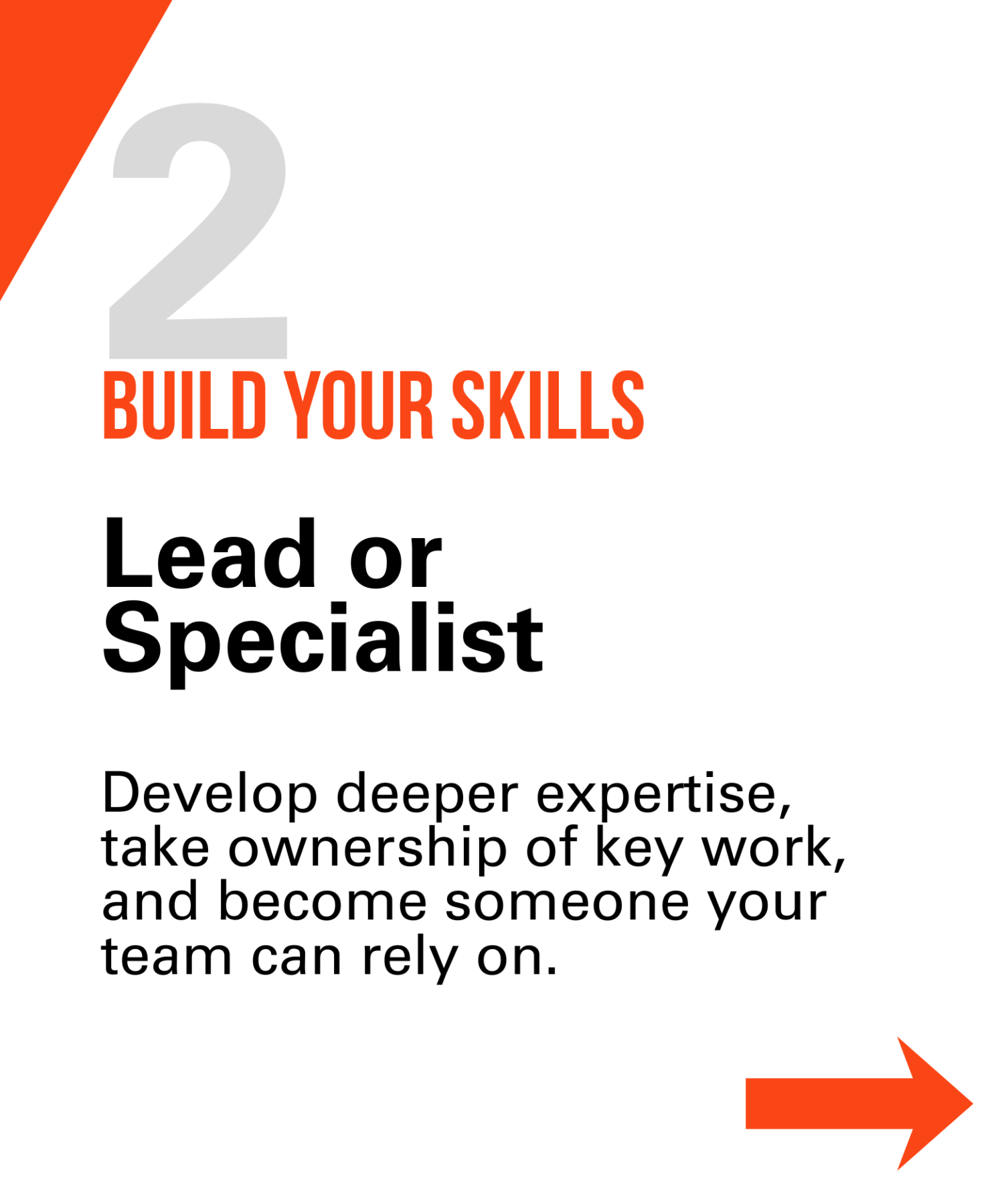Rental Guys career path card for Skilled Role or Specialist positions